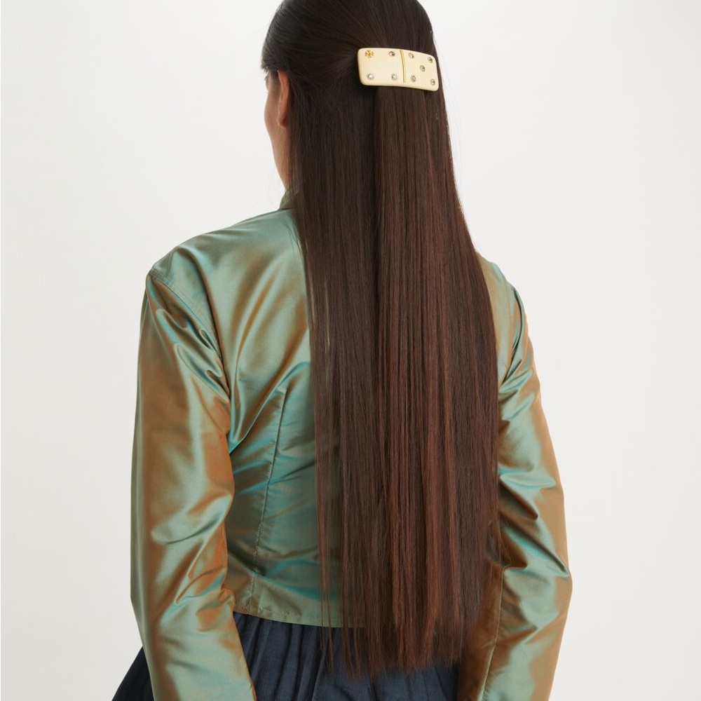 Tory Burch KIRA DOMINO BARRETTE - Picture 8 of 8